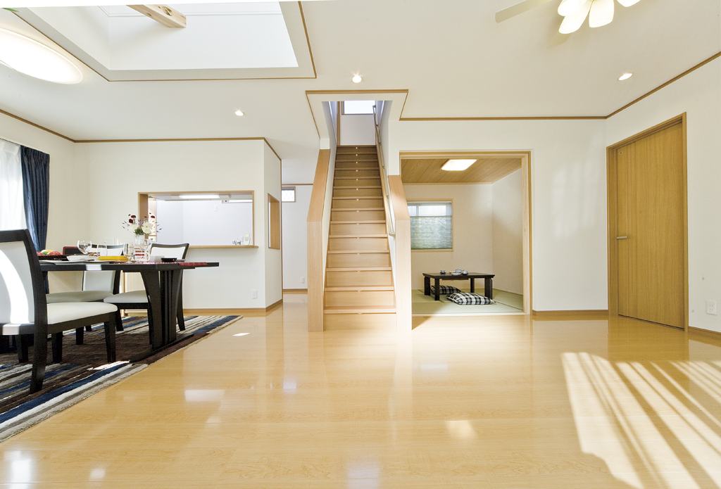 リビングからの階段