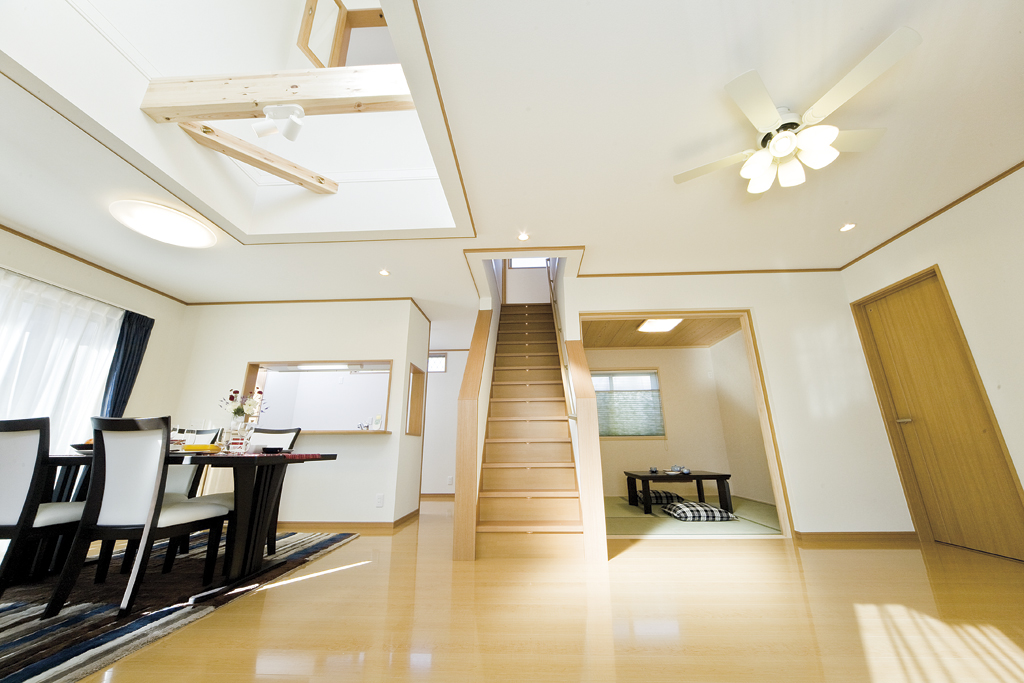 リビングからの階段